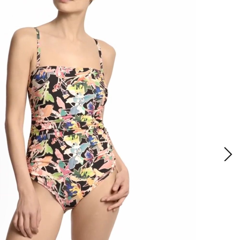 New HANKY PANKY Strapless Bandeau One-Piece Swimsuit Size Small - Picture 14 of 14